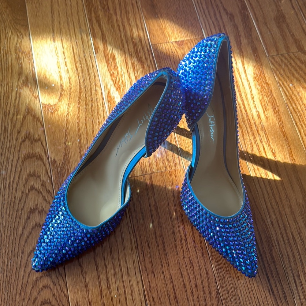 New.. sparkle, party in these beauties! Betsey Johnson 7.